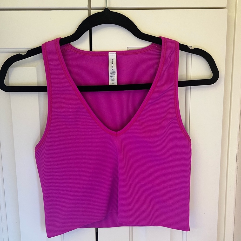 NWOT Athleta Aurora Crop Pink